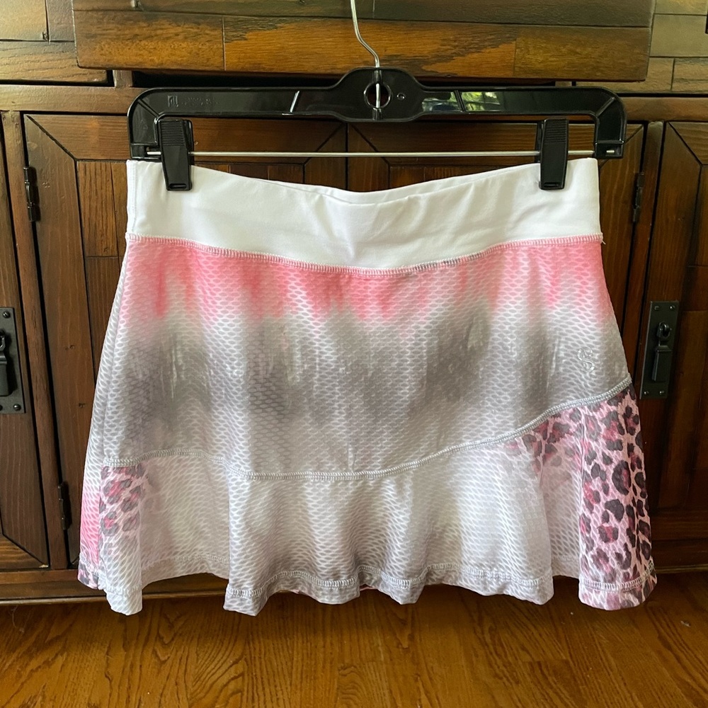 Stylish Pink and White Women's Skirt
